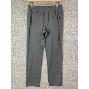 Lululemon‎ Mens Gray Sweatpants Size L With Drawstring & Zipper Pockets